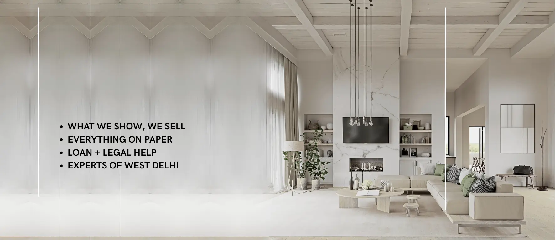 Banner for munish associate with luxury homes in background